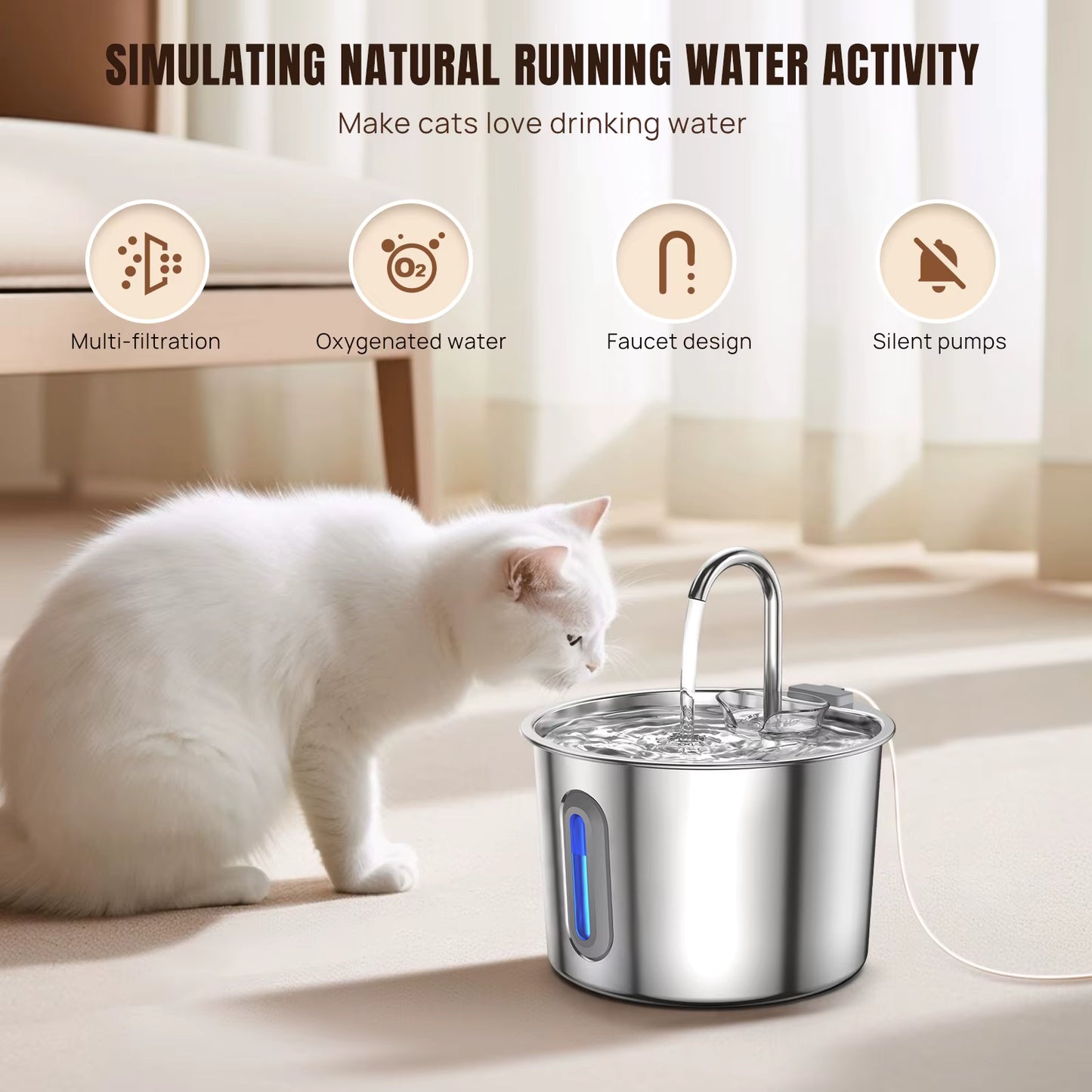 Robson's Pet Co Dog and Cat filtered water fountain!