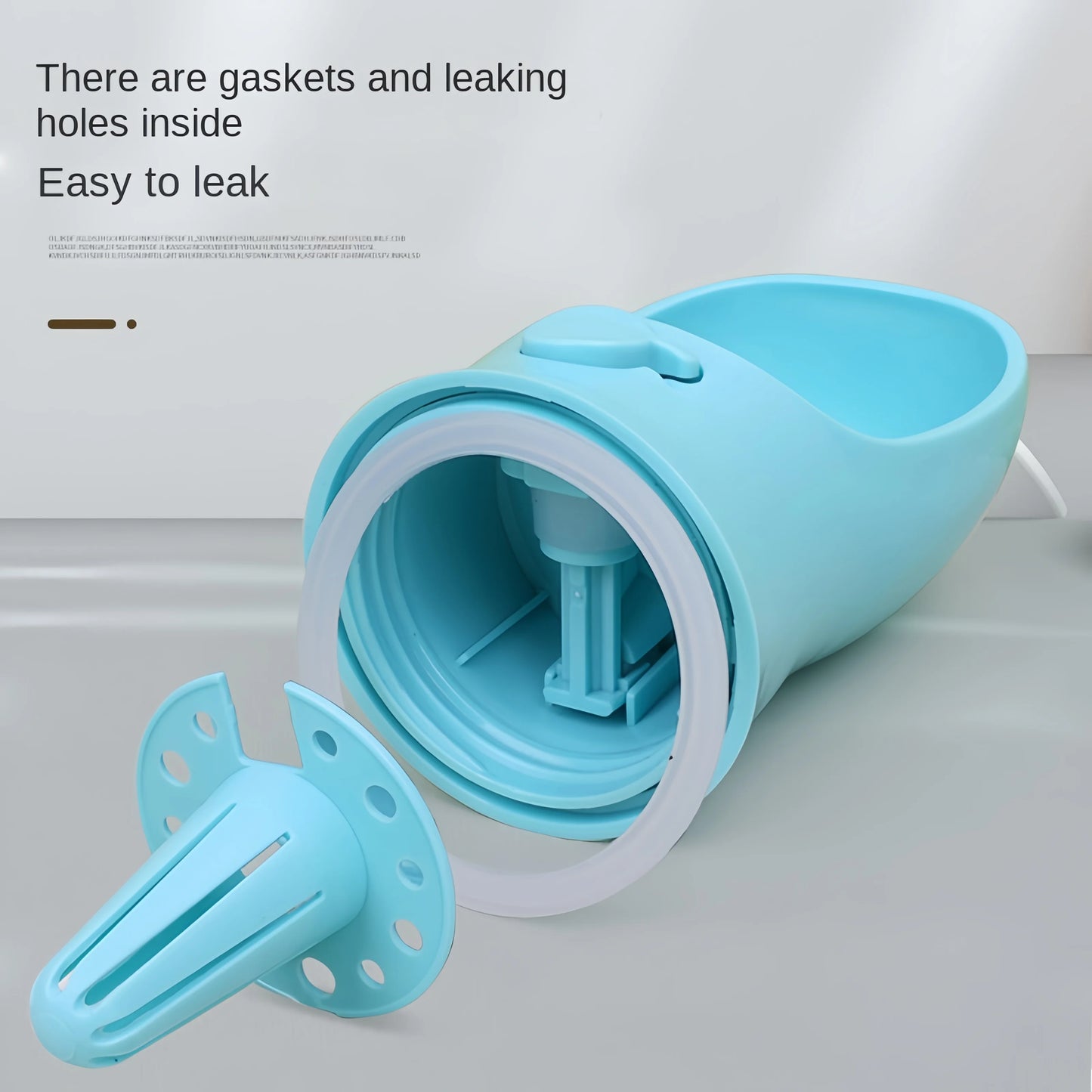 Portable Dog Cat Water Bottle with Food storage