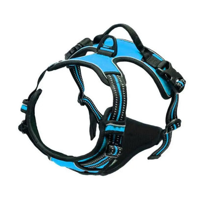 Adjustable No Pull Dog Harness Front Clip Reflective Comfortable Handle for Medium to Large Dogs