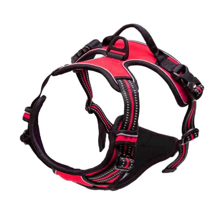 Adjustable No Pull Dog Harness Front Clip Reflective Comfortable Handle for Medium to Large Dogs