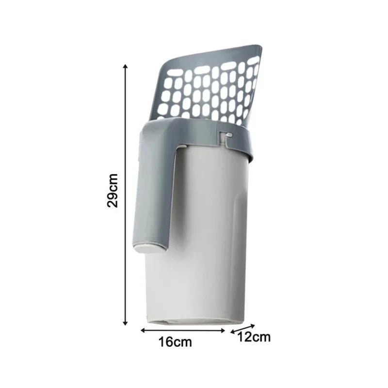 Cat Litter Scoop with Refill. Reusable Pet Cleaning Tool