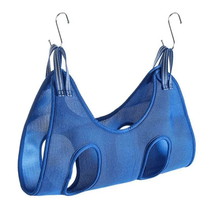 Pet Grooming Hammock with Reinforced Grommets. Easy to Trim!
