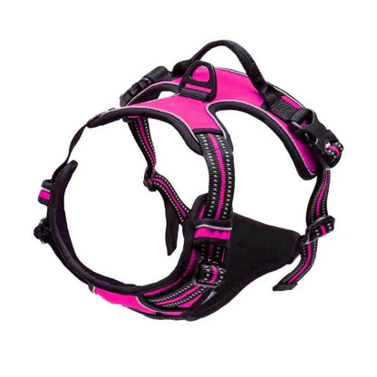 Adjustable No Pull Dog Harness Front Clip Reflective Comfortable Handle for Medium to Large Dogs