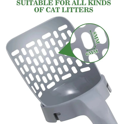 Cat Litter Scoop with Refill. Reusable Pet Cleaning Tool
