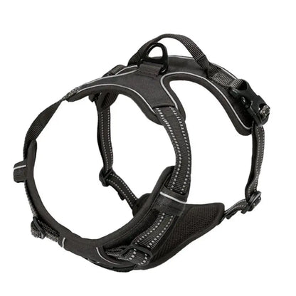 Adjustable No Pull Dog Harness Front Clip Reflective Comfortable Handle for Medium to Large Dogs