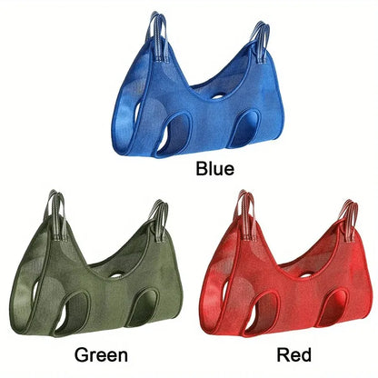 Pet Grooming Hammock with Reinforced Grommets. Easy to Trim!