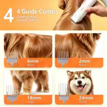 Robson's Pet Co 5 IN 1 Dog Grooming Vacuum & Pet Grooming Kit.